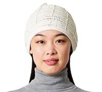 CHARM Herren 100% Baumwolle Beanie - Handmade Sommer Mütze Damen Häkel Strick Ivory
