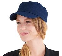 CHARM Herren Baumwolle Military Army Cap - Damen Sommer Basecap Winter Hat Mütze Denim