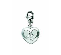Charm Herz ADELIA´S "Charm Anhänger Amor 925 Silber", silber, Charms, Damen, Silber 925 (Sterlingsilber), Silberanhänger Amor (87715710-0) silber