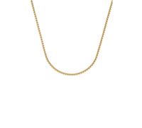 Charm-Kette LEONARDO "Liv Clip&Mix" Gr. 90, gold (gelbgoldfarben), Halsketten, Damen, 90, Edelstahl, L: 90 B: 2mm, Charm-Kette, B:2mm (84064554-90)