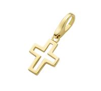 Charm Kreuz "Kreuz, Silber 925", gold, GIORGIO MARTELLO MILANO, Charms, Damen, Silber 925 (Sterlingsilber) (20095507-0) gold