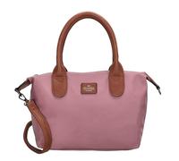 Charm London Buckingham Damen Handtasche, minimalistisch, braune Details, verstellbarer Schulterriemen, Reißverschlusstaschen, doppelter Griff, stylisch, inspiriert von britischer Mode