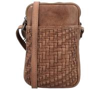 Charm London - Cambridge Umhängetasche Damen - Elegante Crossbody Schultertasche mit kurzem und verstellbarem langem Gurt für Alltag und Freizeit - vielseitig und modisch - Braun