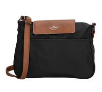 Charm London Hide & Stitches - Laptoptasche 15,6 Zoll - Laptop Tasche Damen - Schultertasche mit 2 Gurten & Reißverschlussfächern - Business, Uni und Alltag - Stylisch & Praktisch - Schwarz