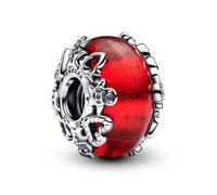PANDORA Moments Weihnachtszauber Murano-Glas-Charm aus Sterling Silber, Kompatibel Moments Armbänder, 793597C00