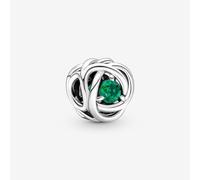 Charm - PANDORA - Monatstein Mai Ewiger Kreis - Grün - Erwachsene - Unisex