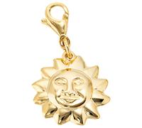 Charm Sonne JOBO "Sonne", gold (gelbgold 333), Charms, Damen, Gelbgold 333, 333 Gold (24207003-0) gelbgold 333