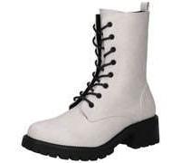 Charmosa Schnür Boots Damen weiß 40