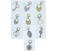 Charms Anhänger von Fossil zur Auswahl Edelstahl Farben gold und silber