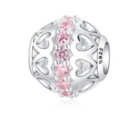 Charms aus 925er Sterlingsilber, passend fur Pandora-Charm-Armbander, I Love You to Infinity and Beyond , passend fur Ehefrau und Tochter, Mutte