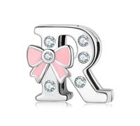 Charms Reflexion Clips kompatibel Pandora 925 Sterling Silber Alphabet A-Z Buchstaben