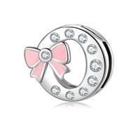 Charms Reflexion Clips kompatibel Pandora 925 Sterling Silber Alphabet A-Z Buchstaben