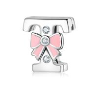 Charms Reflexion Clips kompatibel Pandora 925 Sterling Silber Alphabet A-Z Buchstaben