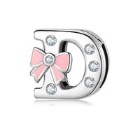 Charms Reflexion Clips kompatibel Pandora 925 Sterling Silber Alphabet A-Z Buchstaben