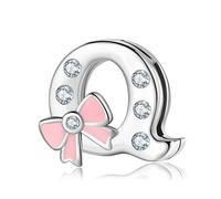 Charms Reflexion Clips kompatibel Pandora 925 Sterling Silber Alphabet A-Z Buchstaben