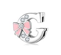 Charms Reflexion Clips kompatibel Pandora 925 Sterling Silber Alphabet A-Z Buchstaben