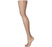 Charnos Elegante Damen Strumpfhose in Kaum Schwarz mit Baumwollzwickel - 10 Denier - Nylon Lycra & Baumwolle - Mittel