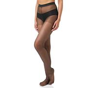 Charnos Strumpfhose 24/7, glänzend, 10 Denier, 2 Paar, Schwarz (Barely Black 103), 36