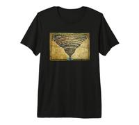 Chart of Hell von Sandro Botticelli Premium T-Shirt