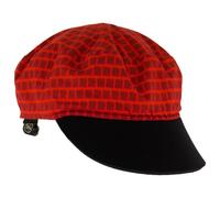 Chaskee Reversible Cap, Fancy Squares rot, One Size