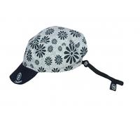 Chaskee Reversible Cap Happy Flowers grau-schwarz - Größe One size