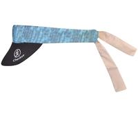 Chaskee Visor Snap Cap Expression mit Neoprenschild (als Stirnband oder Mütze nutzbar, mit Nackenschutz, UV Schutz 60), Farbe:Turquoise