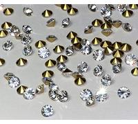 Chaton Strasssteine SS24 5,2-5,4 mm Crystal klar Stück wählbar Point Back 500 Stück