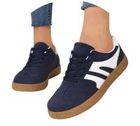 Chaussures décontractées intemporelles Avec semelles souples confortables un Design à Lacets Pour Tous Les jours