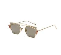 CHCWR Neue 2025 Metallrahmen Frauen Sonnenbrille Frauen Sonnenbrillen Spiegelbrillen UV400