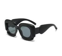 CHCWR Neue 2025 übergroße quadratische Männer Einzigartige Sonnenbrille Mode doppelte Farbe weibliche Farben UV400 Frauen im Freien Sonnenbrillen