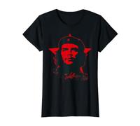 Che Guevara Shirt Stern Revolution Kuba Rebel Preisgünstiges Grafik-T-Shirt, Damen, Schwarz, XS