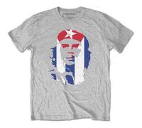 Rock Off Trade T-Shirt Che Guevara – Star and Stripes – Unisex M Grau
