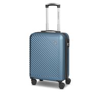 Check.In Paradise 2.0 4 Rollen Kabinentrolley S 58 cm mit Dehnfalte blau