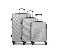 CHECK.IN Koffer-Set 3-teilig für Damen und Herren | Reise-Trolleys 52 x 30 x 78 cm aus hochwertigem, stoßfestem ABS Material | Erweiterbar & Teleskopgriff| Paradise 2.0 Serie
