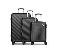 CHECK.IN Koffer-Set 3-teilig für Damen und Herren | Reise-Trolleys 52 x 30 x 78 cm aus hochwertigem, stoßfestem ABS Material | Erweiterbar & Teleskopgriff| Paradise 2.0 Serie