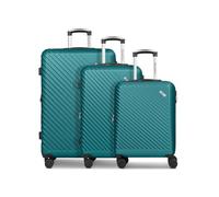 CHECK.IN Koffer-Set 3-teilig für Damen und Herren | Reise-Trolleys 52 x 30 x 78 cm aus hochwertigem, stoßfestem ABS Material | Erweiterbar & Teleskopgriff| Paradise 2.0 Serie