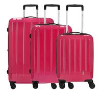 CHECK.IN London Trolley-Set London 2.0 3-tlg. Pink Koffer mit 4 Rollen Kofferset