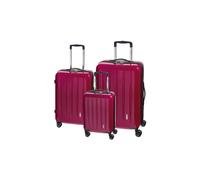 CHECK.IN London 2.0 Reisetrolley beere Set 3 teilig 221 Liter TSA