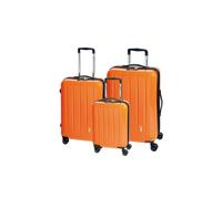 CHECK.IN London Trolley-Set London 2.0 3-tlg. orange Koffer mit 4 Rollen Kofferset