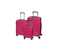 CHECK.IN London Trolley-Set London 2.0 3-tlg. Pink Koffer mit 4 Rollen Kofferset