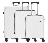 CHECK.IN Orlando Trolley-Set Orlando 3-tlg. Weiß Koffer mit 4 Rollen Kofferset