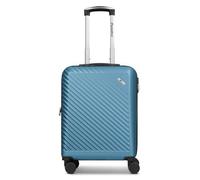 Check.In Paradise 2.0 4 Rollen Kabinentrolley S 55 cm mit Dehnfalte blau