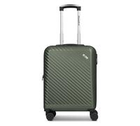 CHECK.IN Paradise 2.0 4 Rollen Kabinentrolley S 55 cm mit Dehnfalte olive Herren