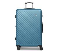 Check.In Paradise 2.0 4 Rollen Trolley L 78 cm mit Dehnfalte blau