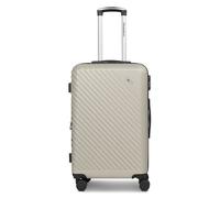 Check.In Paradise 2.0 4 Rollen Trolley M 68 cm mit Dehnfalte weiss