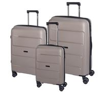 Check.IN 3-tlg. Kofferset ST. LOUIS mit 4 Rollen - taupe taupe Koffer24