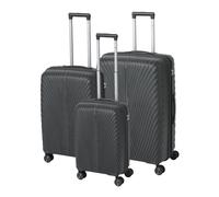 Check.IN Sydney Kofferset mit 4 Rollen Gr. L/M/S - anthrazit anthrazit Koffer24
