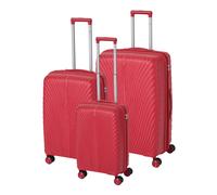 Check.IN Sydney Kofferset mit 4 Rollen Gr. L/M/S - rot rot Koffer24