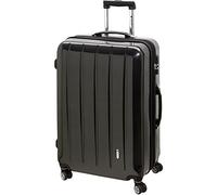CHECK.IN Trolley London-TSA, Carbon schwarz, ca. 75cm/110 Liter/5,3Kg (XL, Carbon schwarz)