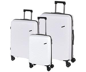 CHECK.IN Trolley-Set Orlando, 3-teilig, Farbe:weiß
